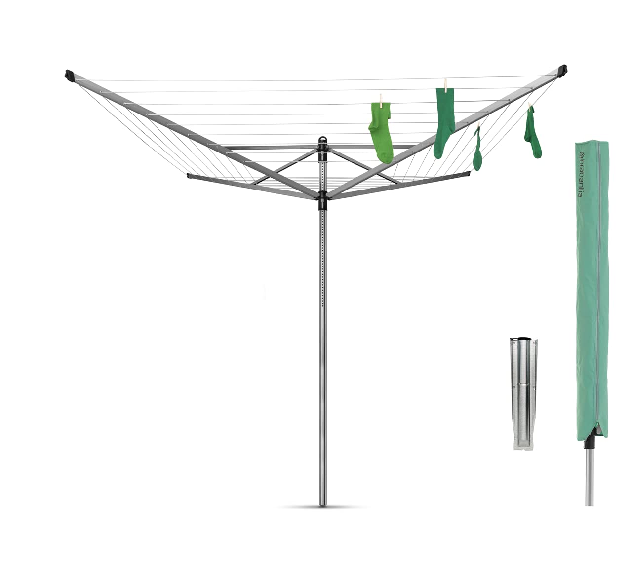 Brabantia LiftOMatic 60 Metres of Clothes Line Adjustable in