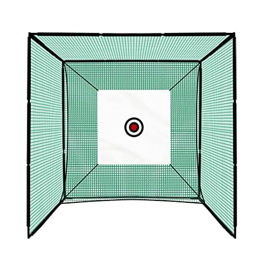 Golf Net Practice Net 3 m Practice Cage Tee Golf Training Impact Resistant Target 25 mm Professional Accessories Outdoor Outdoor Backyard Driving Range Freestanding Steel Frame Free Artificial Grass