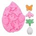 Insects Soap Mold - MoldFun Butterfly Bee Dragonfly Ladybug Silicone Mold for Bath Bomb, Lotion Bars, Chocolate, Candy, Jello, Crayon, Baking Cupcake, Muffin, Wax