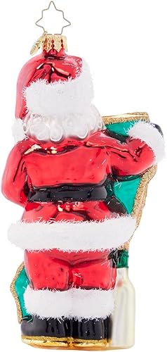 Miniatura 4 de Christopher Radko Adorno decorativo de cristal europeo hecho a mano, amigo helado y Big Ben