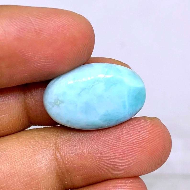 Larimar naturel cabochon ovale de qualité gemme supérieure pour vos créations