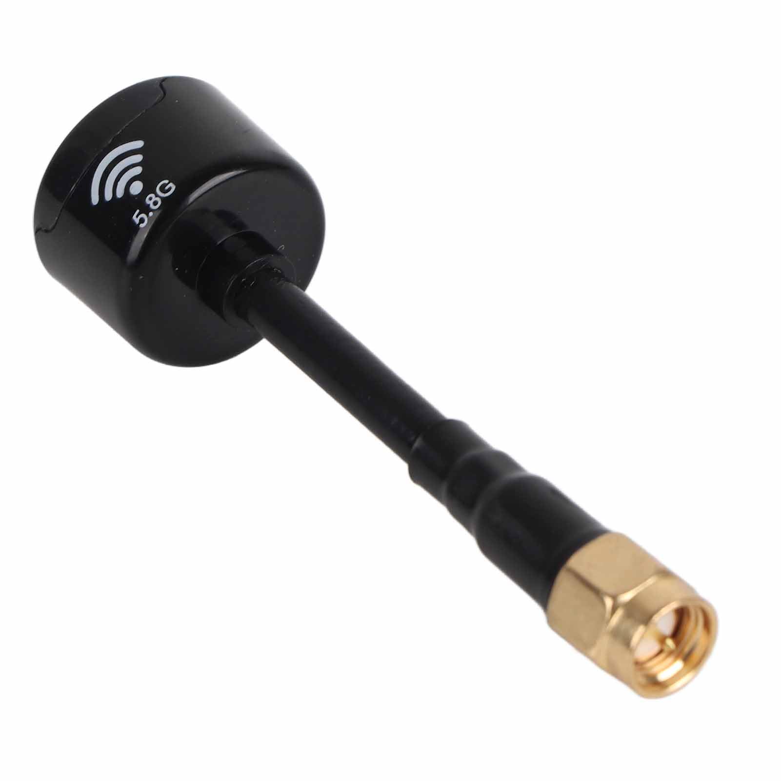 Keenso 3dBi High Gain Antenna for FPV Racing Drone RC Parts Accessory, 5.8Ghz RHCP with Improved Signal Transmission (Black)