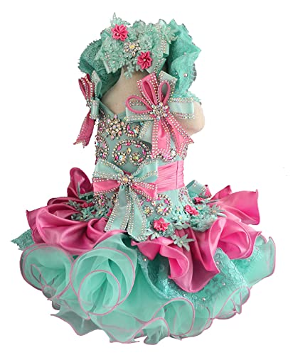 Infant Toddler Baby Newborn Little Girl's Pageant Party Birthday Dress G0153
