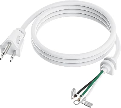 9701025 Power Cord for KitchenAid Stand Mixer | Replacement Power Cord, Compatible with KitchenAid Stand Mixers, 3-Prong Grounded Plug