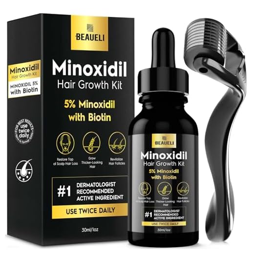 Beaueli 5% Minoxidil Hair and Beard Kit
