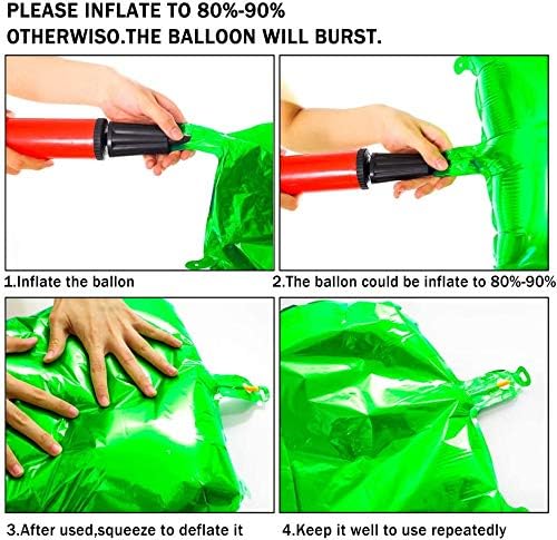 Green 8 Balloons 40 Inch Green Large Numbers 0-9 Birthday Party Decorations Helium Foil Mylar Big Number Balloon Digital (Number Balloon 8) - Image 4