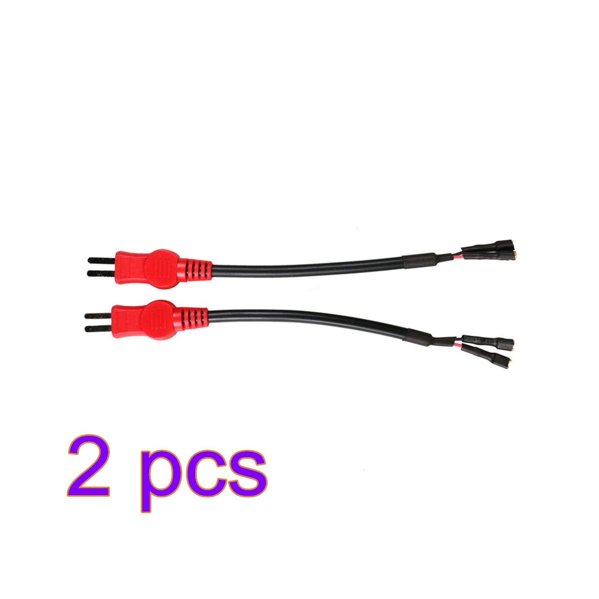 QPKING Automotive Fuel Injector Cleaner Tester Adapter Cables Universal Car Diagnostic Connectors for Injector Cleaner Tester