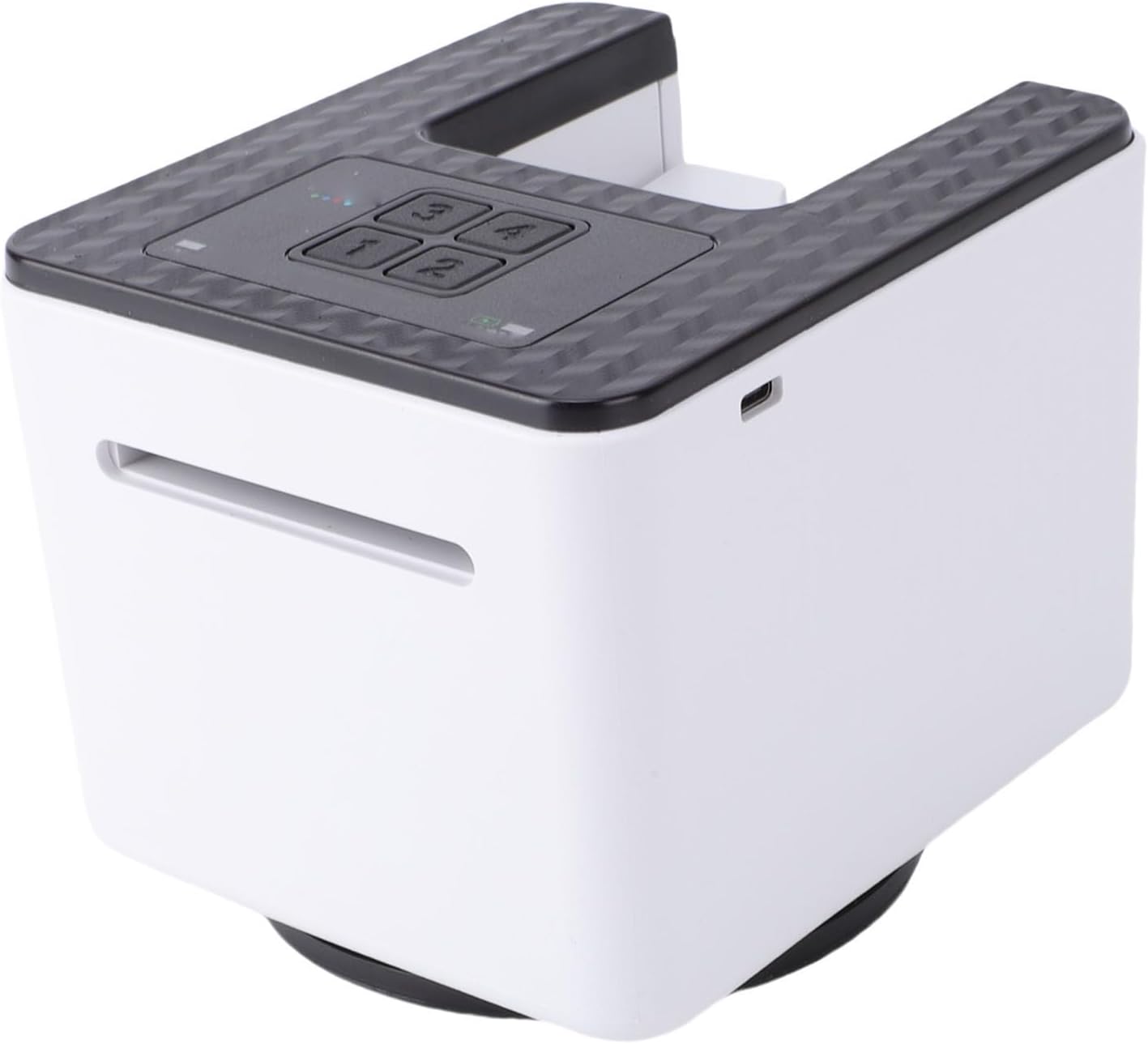 Luqeeg Automatic Card Dealer, 360 Rotating Dealing Cordless Functionality Card Shuffler Machine with Battery & Anti Slip Base Stable Electric Cards Shuffler for Home Poker Blackjack