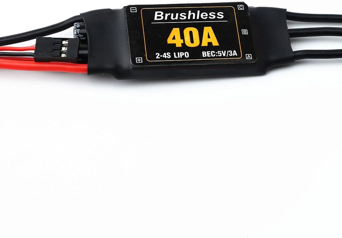 2PCS 40A ESC,Electric Speed Controller with XT60 & 3.5mm Bullet Plug for RC Models RC Car RC Boats