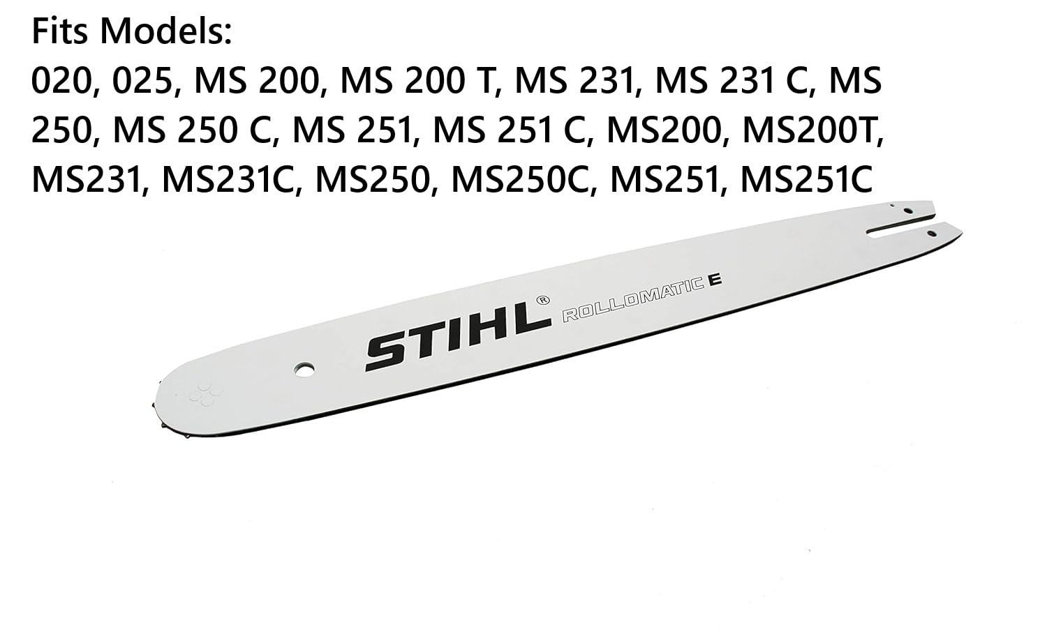 Amazon.com: STIHL 3005 008 4717 Rollomatic E Chain Saw Bar, 18