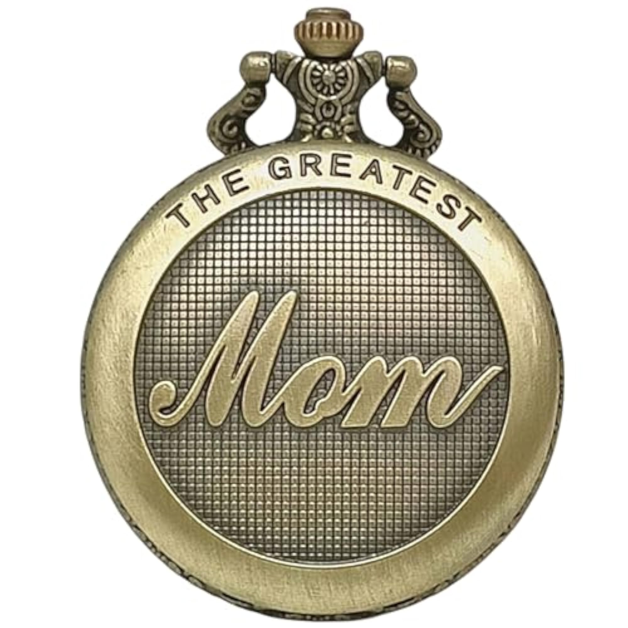 Elegant Engraved Pocket Watch for Mom, Unique Gift