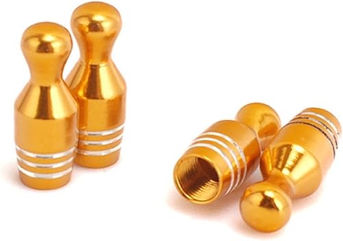 Miniatura 113 de Tapones para válvulas de neumáticos de automóvil, 4 unidades, cubiertas universales para vástagos, juego de tapas de válvula de neumático