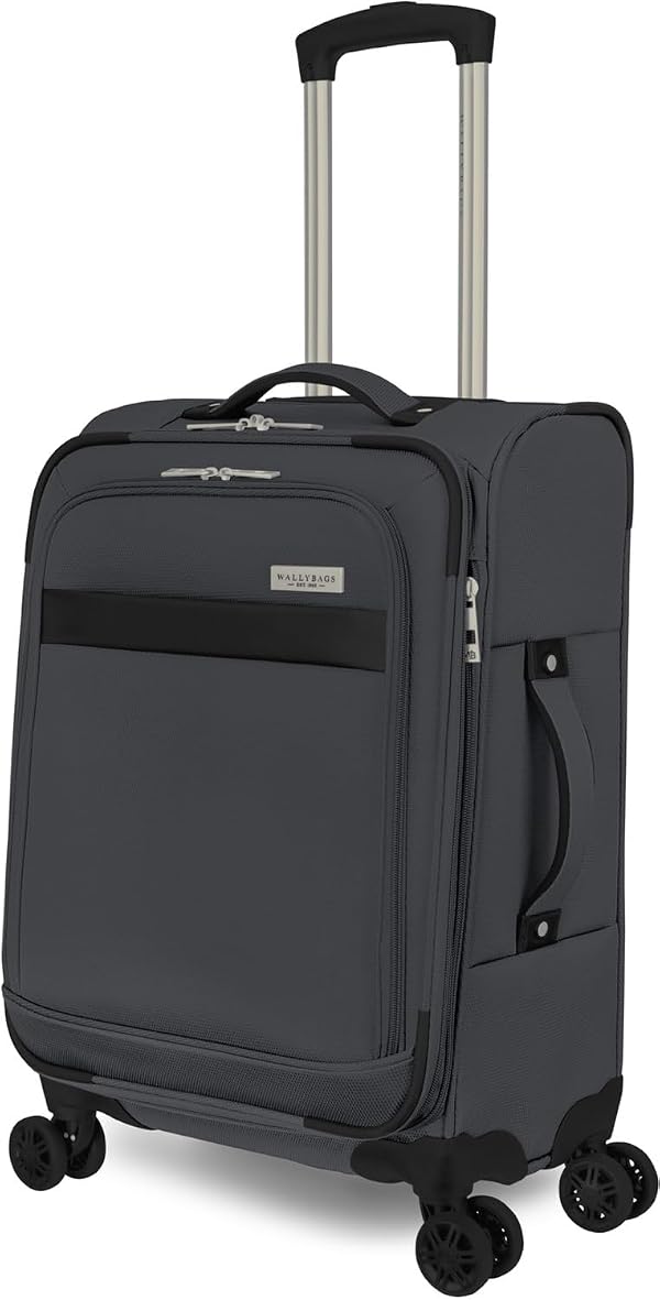 Wally Bags Stratford Luggage, 20-Inch Carry-On Spinner, Graphite by Wally Bags - Used condition - Image 2