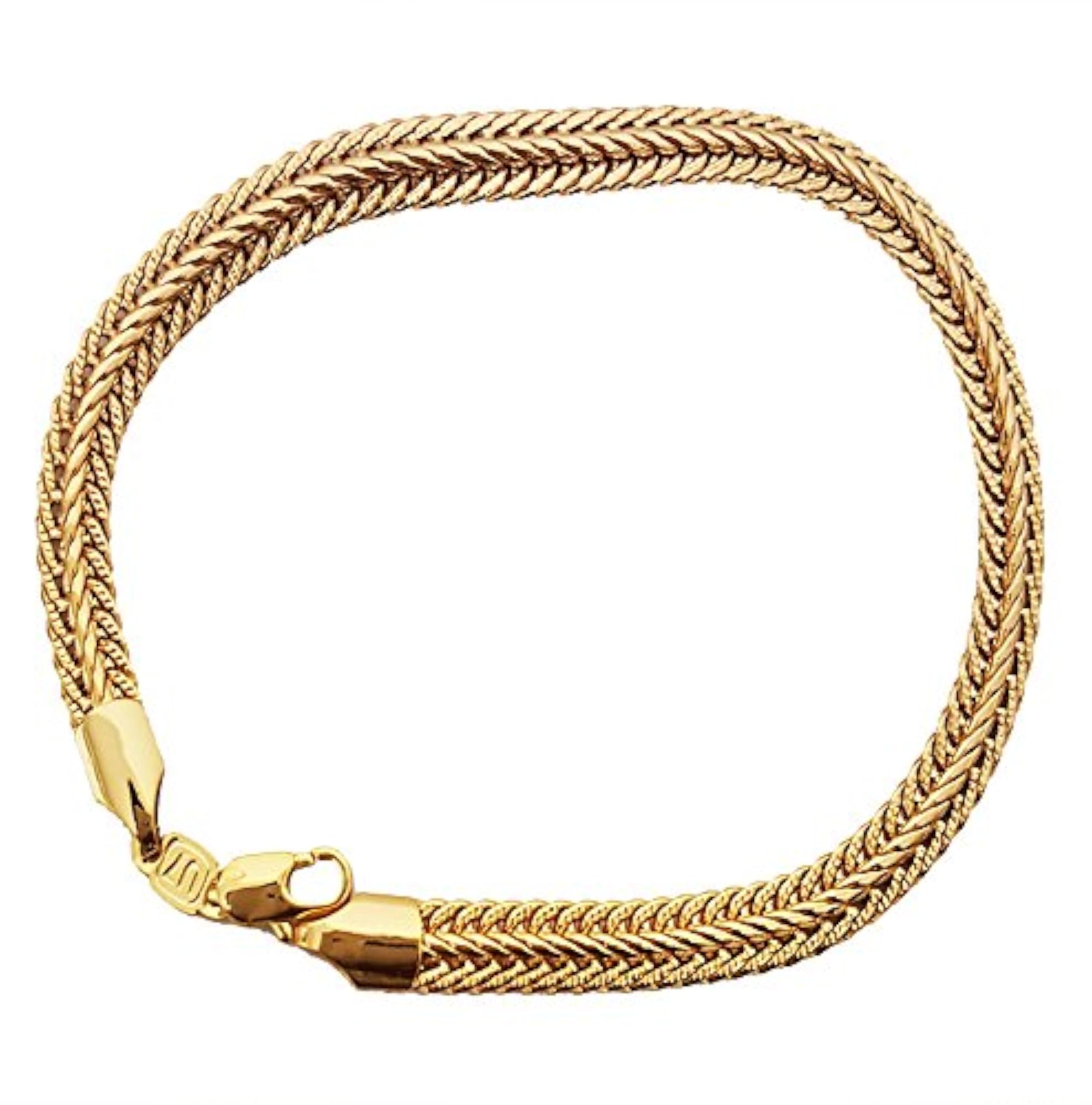 18k Gold Plated Bracelet for Boys, Stylish Gift