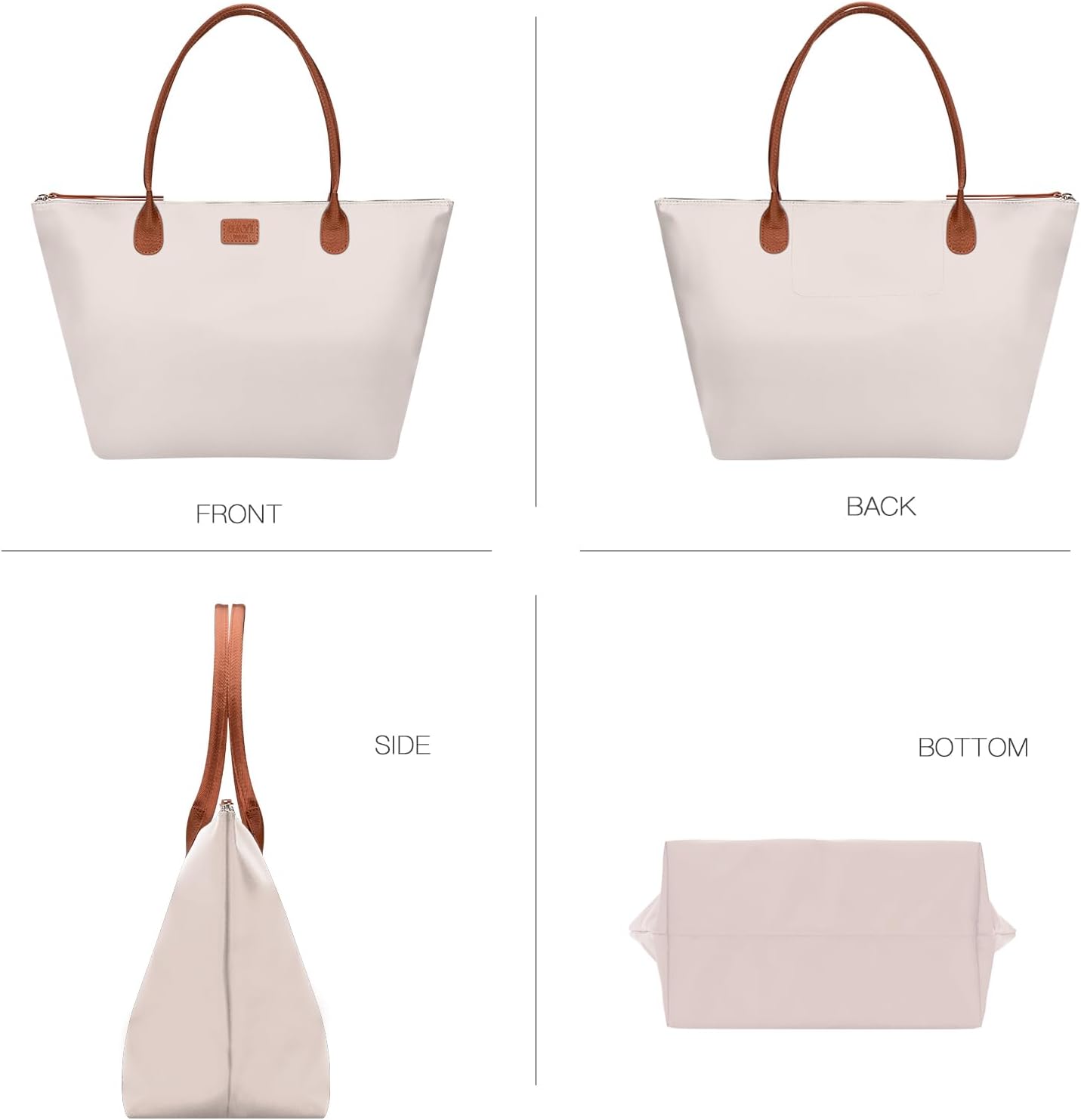 GAYI URBAN Nylon Tote Bag for Women, Large Foldable Weekend Hobo Purses for Women, Shoulder Tote Handbags with Zipper | Nylon, Large, Foldable, Weekend, Tote, with Zipper