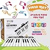 Best Piano Mats: make your kids happy with their footsteps on musical layout 65 Play22 6 Ft. Floor Piano Mat for Toddlers - 24 Keys Piano Play Mat for Kids - Keyboard Playmat has Record, Playback, Demo, Play, Adjustable Vol. - Best Gift for Boys & Girls #3