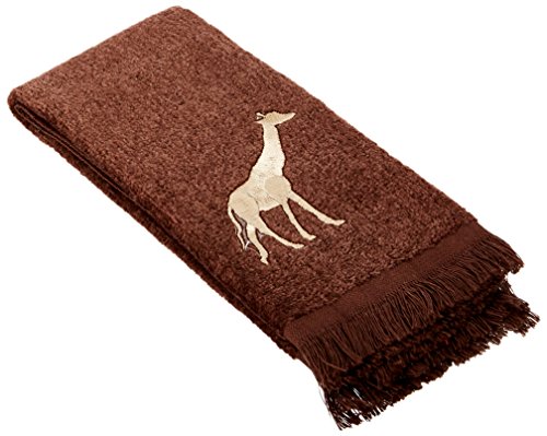 Avanti Linens - Fingertip Towel, Soft & Absorbent Cotton Towel (Animal Parade Collection, Mocha) #TOP28