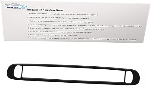 Miniatura 8 de MbuyDIY 3 tercera junta de luz de freno compatible con Chevy Silverado 1500 GMC Sierra 2500HD 3500HD 2014-2020 montaje alto montaje adhesivo de una