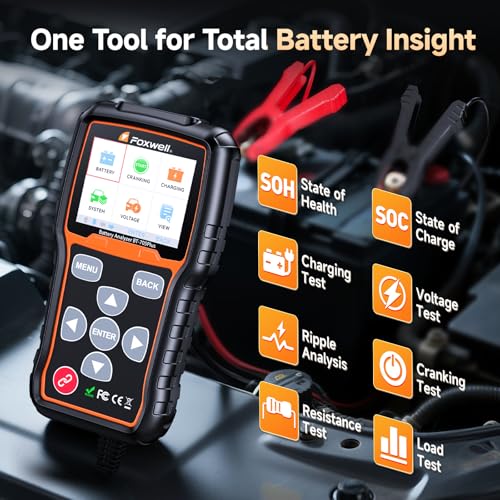 Image of FOXWELL BT705Plus Car Battery Tester 24V 12V Load Tester, Alternator Tester