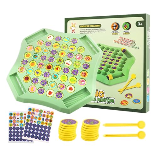 Juego de Memoria de ajedre-z de Animal, Juego de ajedre-z de la Memoria de Fruta, jueg-o de Mesa de memorias de Combate, Juguetes educativos Divertidos y Divertidos, Juguete Creativo de ajedrezs