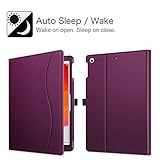 FINTIE Case for iPad 9th / 8th / 7th Generation (2021/2020/2019) 10.2 Inch - [Corner Protection] Multi-Angle Viewing Stand Cover with Pocket & Pencil Holder, Auto Wake Sleep, Purple - Image 3