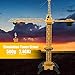 VBESTLIFE RC Tower Crane Main Body,2.4GHz 6 Channels RC Tower Crane Simulation Sound Engineering Truck Toy(Yellow)