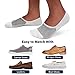 SIXDAYSOX Mens No Show Socks With Non Slip Grips 8 Pairs Cotton Low Cut Socks for Loafer Sneakers Boat Shoes Size 5-11