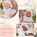 YaLuoQian Full Silicone Reborn Baby Doll, 20 Inch Lifelike Newborn Girl, Reborn Baby Dolls Silicone Full Body Sleeping for Therapy & Memory Keepsake
