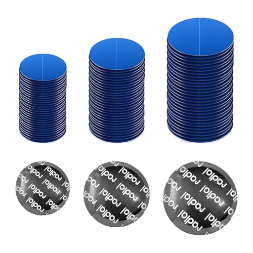 Image of 90PCS Tire Repair Patch, 32mm 42mm 58mm Natural Rubber Tyre Puncture Repair Patch Kit, Automotive Round Tubeless Patches Fast Repair Tool for Car Truck Bike Inner Tire