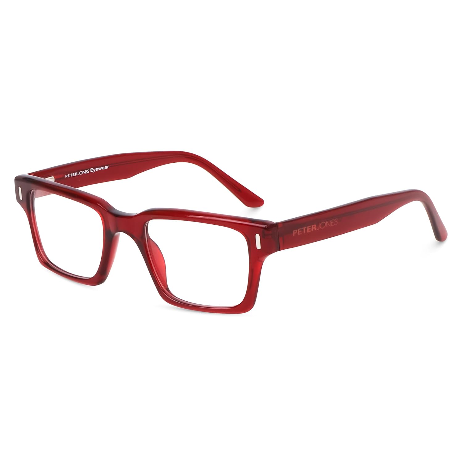 Peter Jones Acetate Unisex Large Broad Style Premium Spectacle Frame with Spring Hinges (U001)