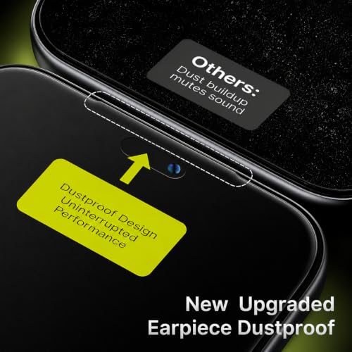 Image of FabeKee Matte Tempered Glass Screen Protector compatible with iPhone 17 Pro Max Anti-Glare Finish With Edge-to-Edge Protection Coverage and Easy Installation Kit