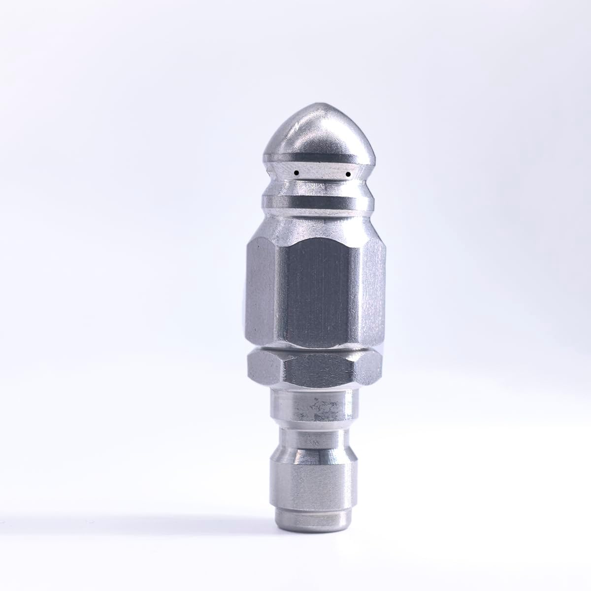 Sewer Jetter Nozzle, High Pressure Drain Jetter Hose Nozzle, With Stainless Steel 1/4'' Quickly Connector, 5000 PSI