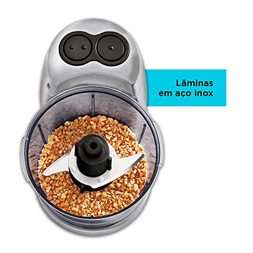 Black Decker Processador de Alimentos com 2 Velocidades na Cor Prata, Modelo HC32P, 110V