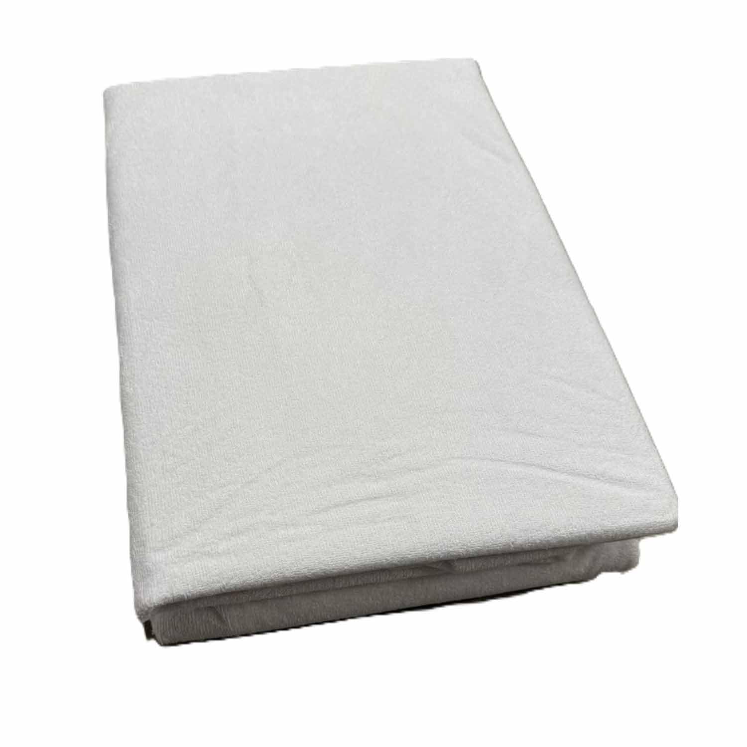Coprimaterasso Matrimoniale Impermeabile, Bianco, Jacquard Elasticizzato, 180x200+25cm, Traspirante, con Angoli Elasticizzati, per Adulti (Matrimoniale)