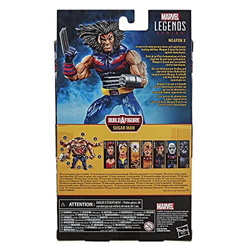 Marvel Hasbro Legends Series 6-Inch Collectible Weapon X Action Figure Toy X-Men: Age Of Apocalypse Collection #TOP6