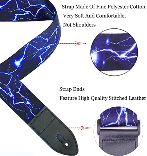 Lot de sangles de guitare comprenant un ensemble de verrous de sangle / 1 protection pick / fingertip pour guitares… - Les Beatles, Paul McCartney, John Lennon, RIngo Starr, George Harrison Lot de sangles de guitare comprenant un ensemble de verrous de sangle / 1 protection pick / fingertip pour guitares… – Image 4