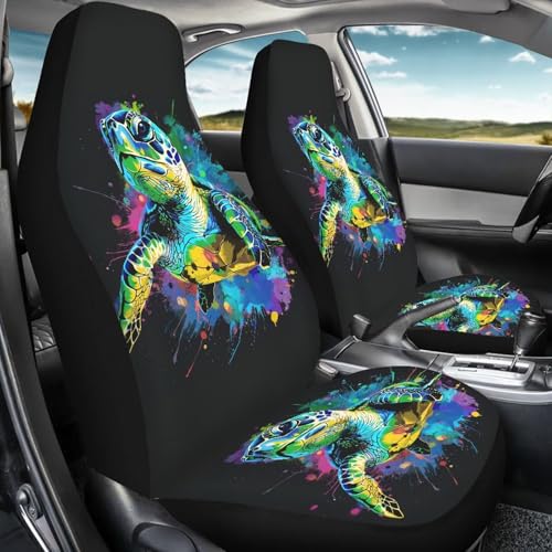 Housses de sièges auto tortue de mer 52x138cm pour vos voyages en famille et sorties plage