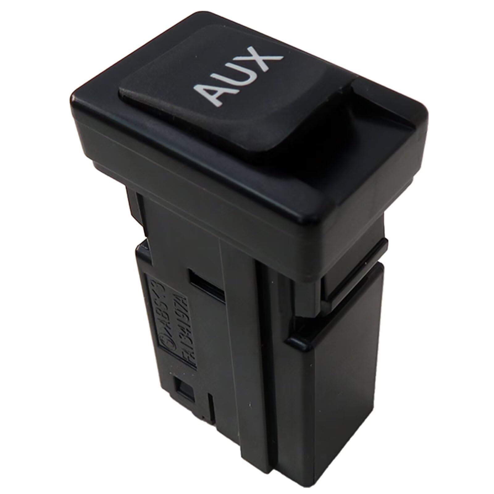 INGQI 86190-02010 Aux Jack Port Fit for 2007-2014 Tundra, Aux Port Auxiliary Input Jack Stereo Adapter Assembly, Black