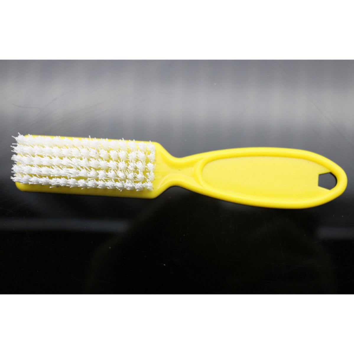 Zerodeko 10pcs Nail Cleaning Brush Set with Long Handle for Manicure and Bathroom Use, Plastic Fingernail Cleaner Brush for Effective Hands and Nails Cleaning Random Color