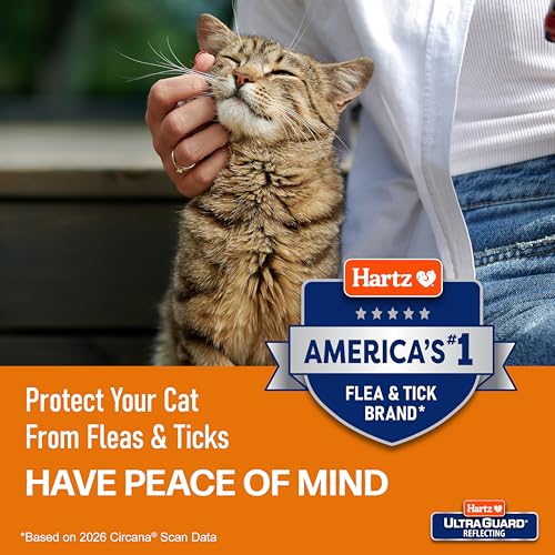 Image of Hartz UltraGuard Plus Cat Flea & Tick Spray, 8 oz