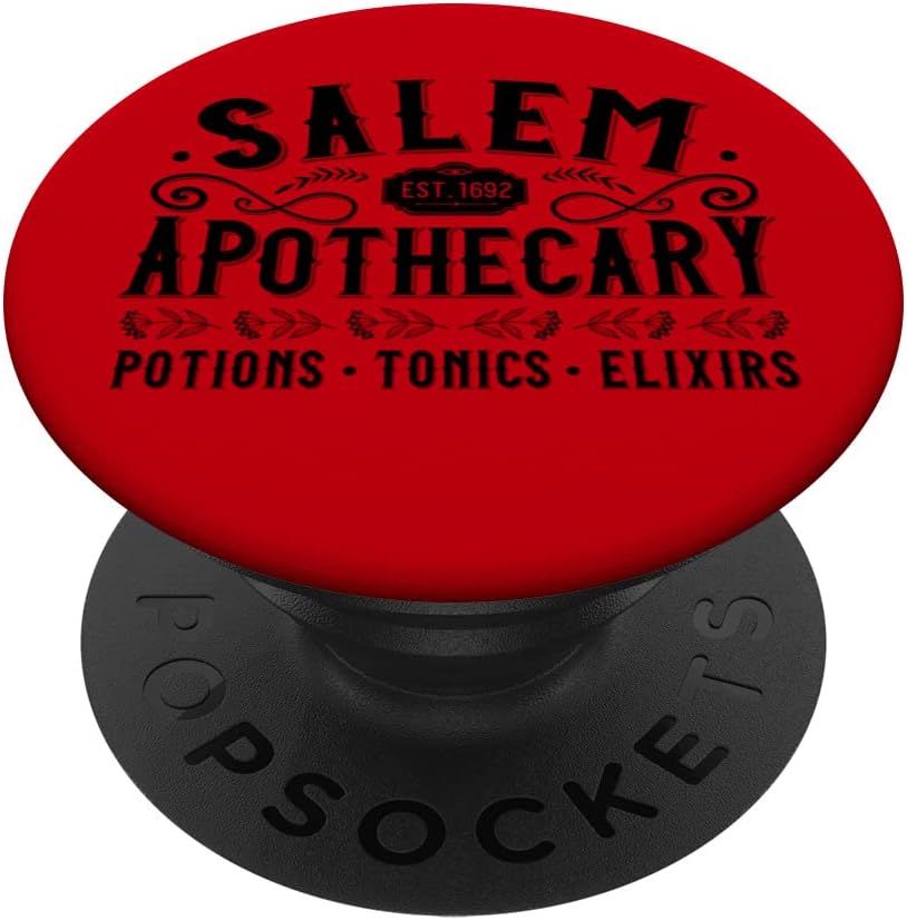 Basic Witch Salem Apothecary Herbalist Elixir Tonic Potion PopSockets Swappable PopGrip