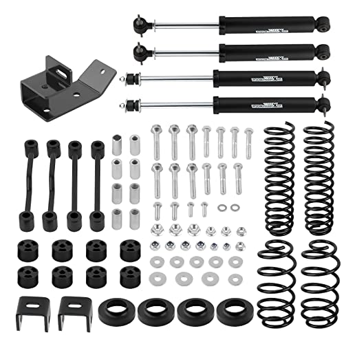 maXpeedingrods 3.25” Suspension Lift Kit w/Shocks for Jeep Wrangler TJ 4WD 1997-2002 Front Rear Coil Spring Spacer Extended Sway Bar