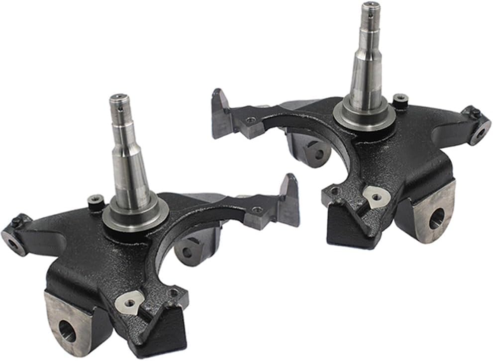 2" Inch Drop Spindles Steering Knuckle Suspension Lowering Kit for 1988-1998 Chevy Silverado C1500 C2500 GMC Sierra Yukon 2WD Truck SUV