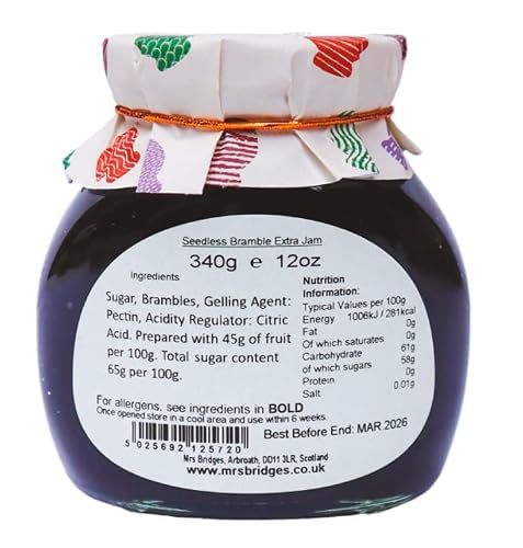 Mrs Bridges Preserve Scottish Blackcurrant Preserve, 12 Ounce #TOP2