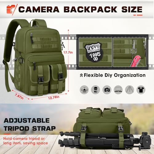 Mochila impermeable para cámara DSLR de 15.6 pulg miniatura 6