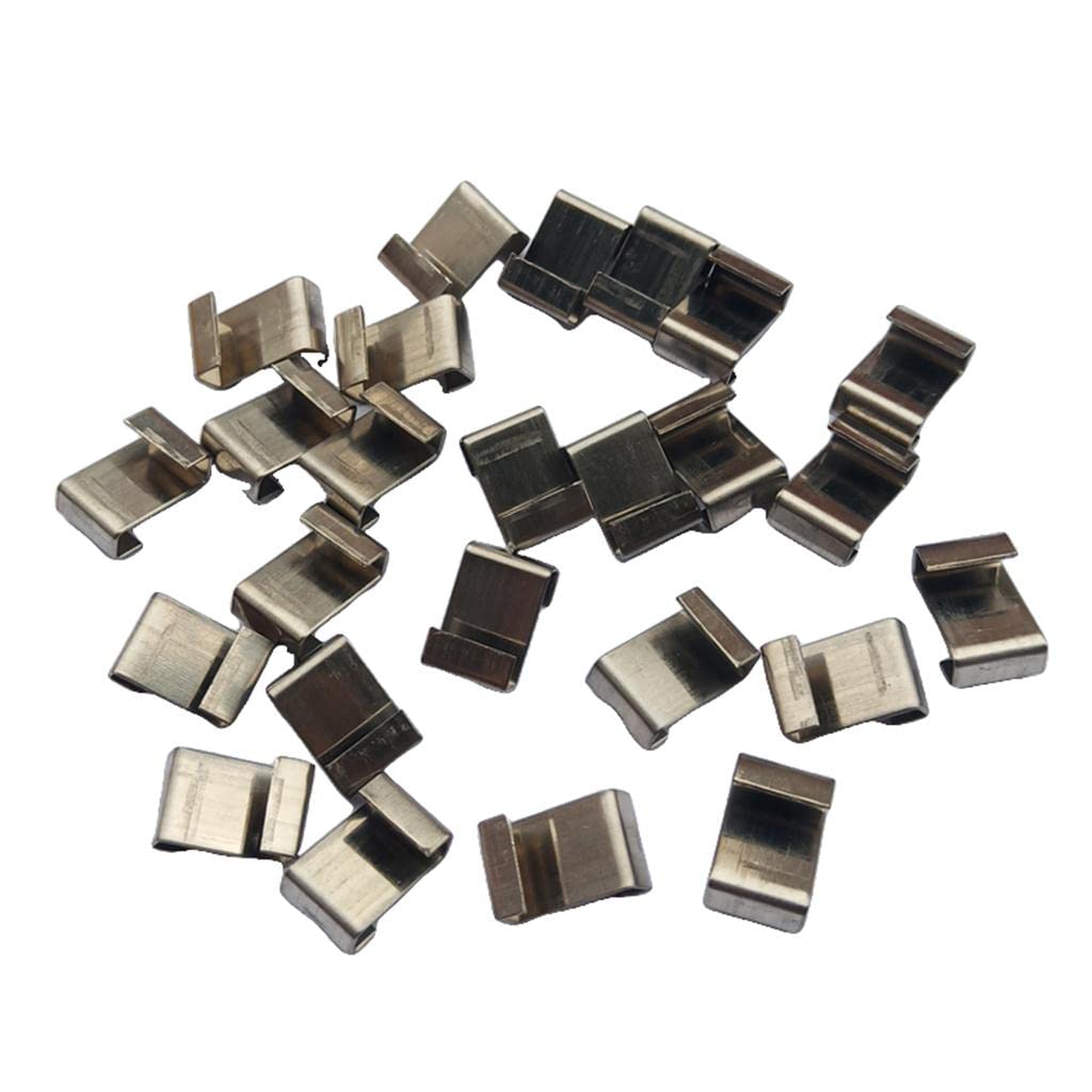 25pcs Stainless Steel Z-Lap Type Greenhouse Glazing Clips Garden Supplies-image-47