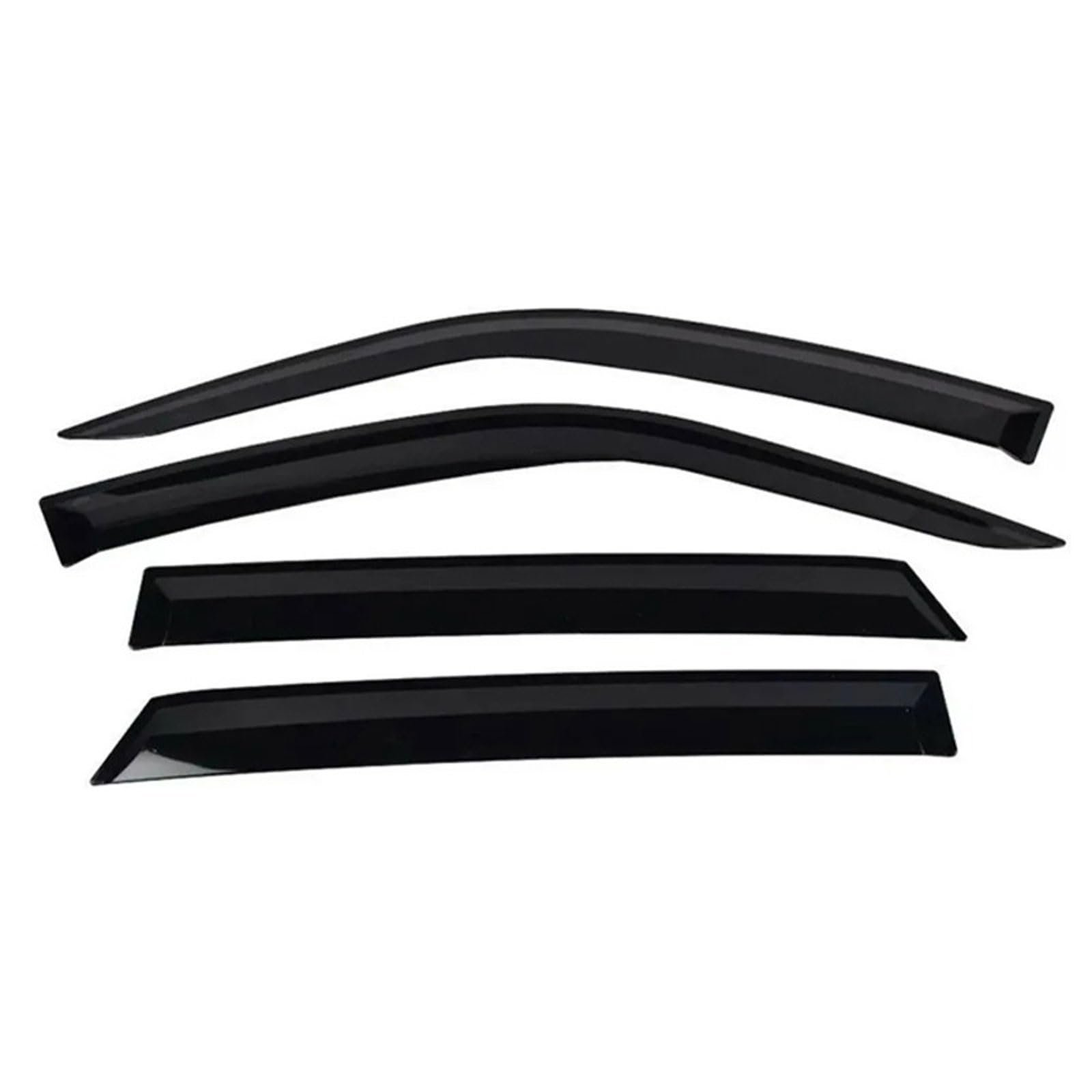 Ninisup Normal Car Door Rain Shield For Ford Mustang 2015-2018,Wind Deflectors Car Side Door Window Visor Car Deflector Windproof Rain Smoke Guards Vent Cover Shield