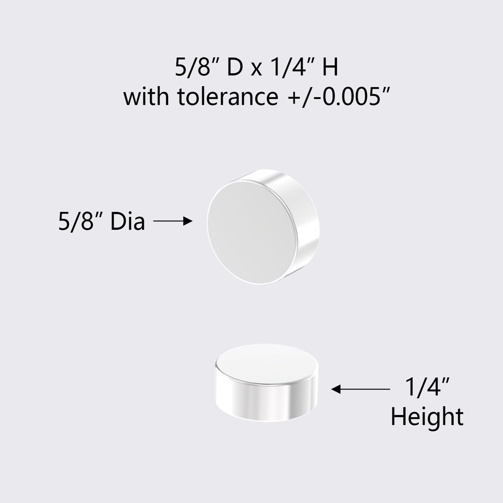 Powerful N52 Magnet - 5/8" D x 1/4" H - 16 Pack Rare Earth Magnets, Super Strong Heavy Duty Neodymium Disc Magnet for Fridge, Office, Building, Scientific, Crafts, DIY and Industrial — Amazon image 2