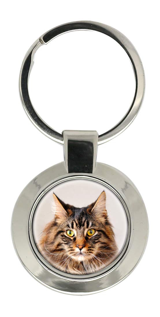 Giftshop UK Maine Coon Cat Key Ring