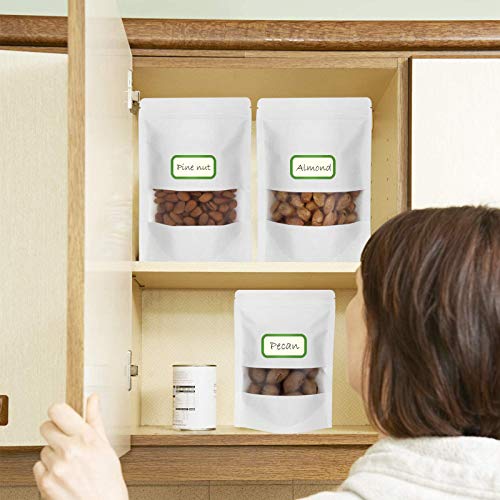 Sacchetti di carta Kraft con chiusura a cerniera